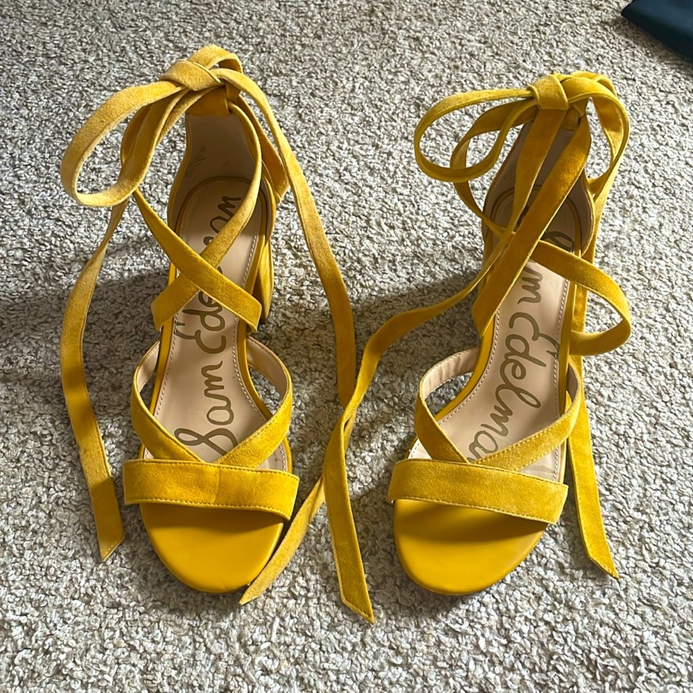 Sam Edelman Yellow Shoes